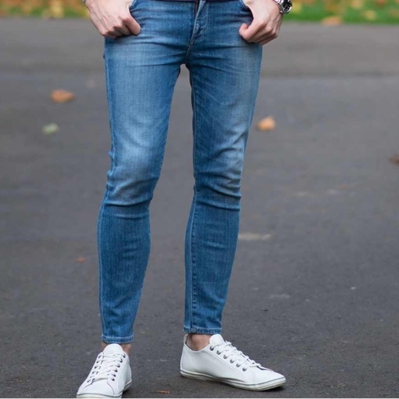 Bare Denim Blue tab men’s Lucas size 34 - Picture 2 of 13